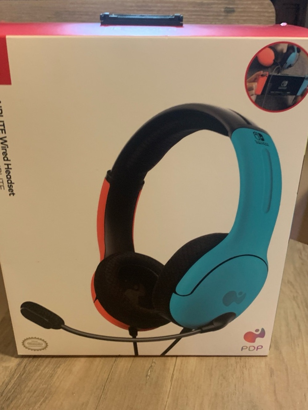 PDP Wired Gaming Headset in Turquoise and Coral